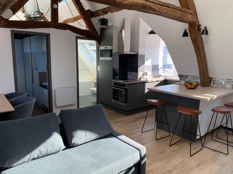 Le Henri IV - Vue Cathedrale, Parking Apartment Руан Екстериор снимка